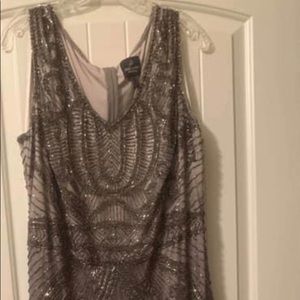 Floor Length Sequin Gown